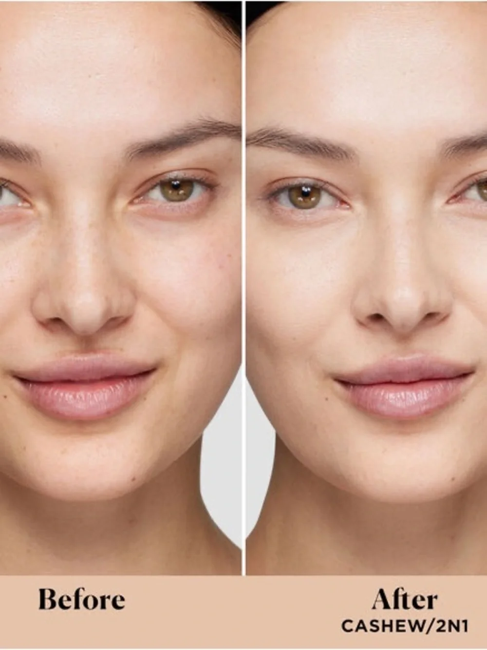 Laura Mercier Real Flawless Weightless foundation shade: 2N1 cashew fair to med